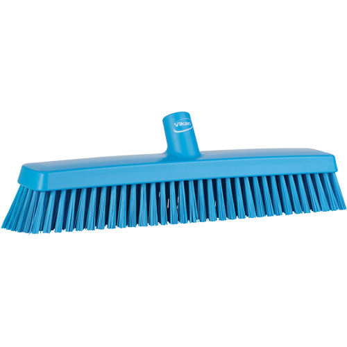 T&ecirc;te de balai-brosse, Crins Fin/Ferme, 16-1/2", Polyester/Polypropyl&egrave;ne, Bleu Nia-Chem Ltd.