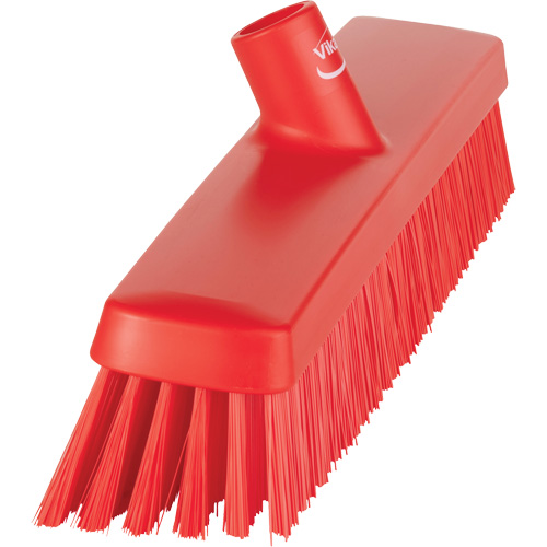 T&ecirc;te de balai-brosse, Crins Fin/Ferme, 16-1/2", Polyester/Polypropyl&egrave;ne, Rouge Nia-Chem Ltd.