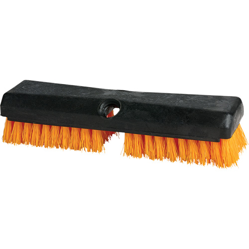Brosse de nettoyage, 10" l, Soies Polypropyl&egrave;ne, Noir/Rouge Nia-Chem Ltd.