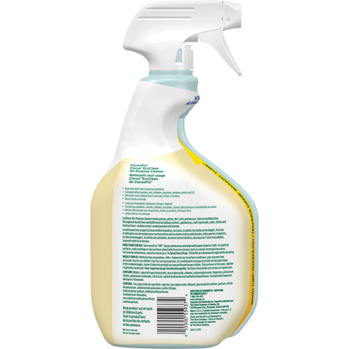 Nettoyant tout usage CloroxPro Clorox EcoClean, 946 ml, Bouteille &agrave; g&acirc;chette Nia-Chem Ltd.