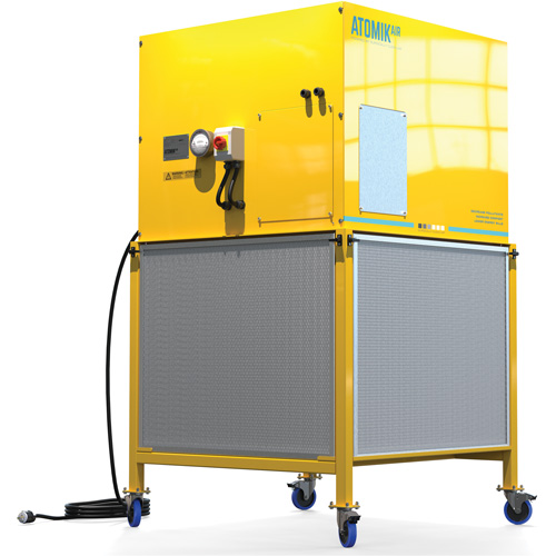 Contr&ocirc;le de la qualit&eacute; de lair 240 V Atomik Air, Couverture 40 000 pi² Nia-Chem Ltd.