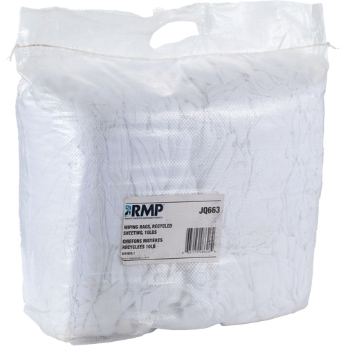 Wiper Rags, White, 10 lbs. Nia-Chem Ltd.