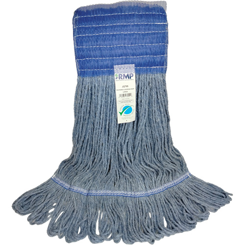 T&ecirc;te de vadrouille &agrave; bande large, Antimicrobien/Finition de plancher/Sp&eacute;cialis&eacute;, Coton/Rayonne/Synth&eacute;tique, Style Boucle Nia-Chem Ltd.
