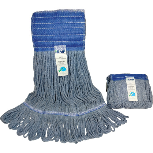 T&ecirc;te de vadrouille &agrave; bande large, Antimicrobien/Finition de plancher/Sp&eacute;cialis&eacute;, Coton/Rayonne/Synth&eacute;tique, Style Boucle Nia-Chem Ltd.