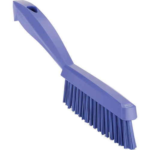 Brosse &agrave; main &eacute;troite &agrave; manche court, Soies Tr&egrave;s ferme, Longueur de 11-4/5", Mauve Nia-Chem Ltd.