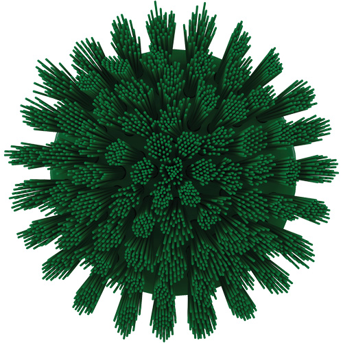 Brosse ronde HyDrive pour perceuse, Soies Tr&egrave;s ferme, Longueur de 3-1/10", Vert Nia-Chem Ltd.