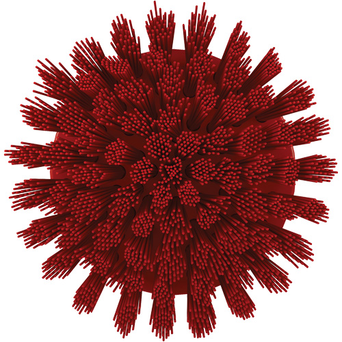 HyDrive Round Drill Brush, Extra Stiff Bristles, 3-1/10" Long, Red Nia-Chem Ltd.
