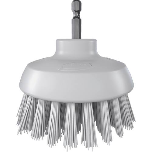 HyDrive Round Drill Brush, Extra Stiff Bristles, 3-1/10" Long, White Nia-Chem Ltd.