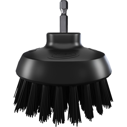 HyDrive Round Drill Brush, Extra Stiff Bristles, 3-1/10" Long, Black Nia-Chem Ltd.