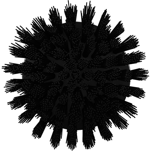 HyDrive Round Drill Brush, Extra Stiff Bristles, 3-1/10" Long, Black Nia-Chem Ltd.