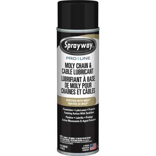 Pro Line Moly Chain & Cable Lubricant, Aerosol Can Nia-Chem Ltd.