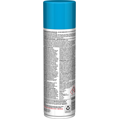 Nettoyant & polis pour acier inoxydable Pro Line, 15 oz, Canette a&eacute;rosol Nia-Chem Ltd.