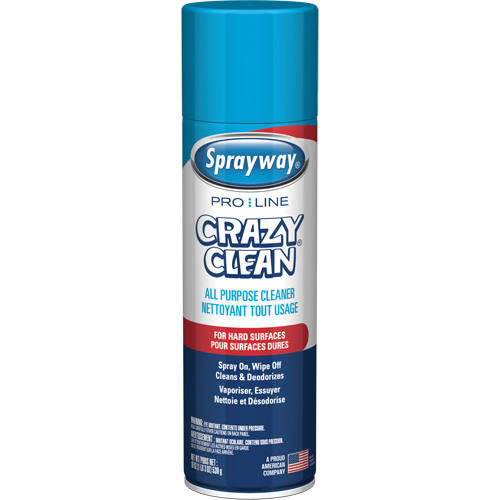 Nettoyant tout usage Pro Line Crazy Clean, 19 oz., Canette a&eacute;rosol Nia-Chem Ltd.