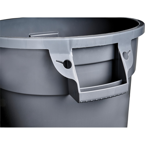 Contenant gris Titan pour d&eacute;chets, Plastique, 32 gal. US Nia-Chem Ltd.