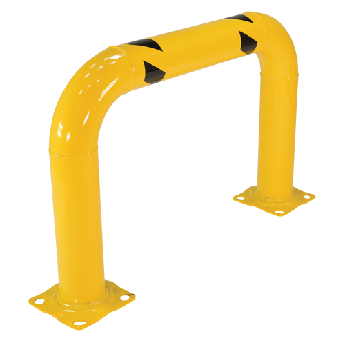 Garde-corps &agrave; profil &eacute;lev&eacute; pour machines, 3' la x 2' h, Jaune Nia-Chem Ltd.