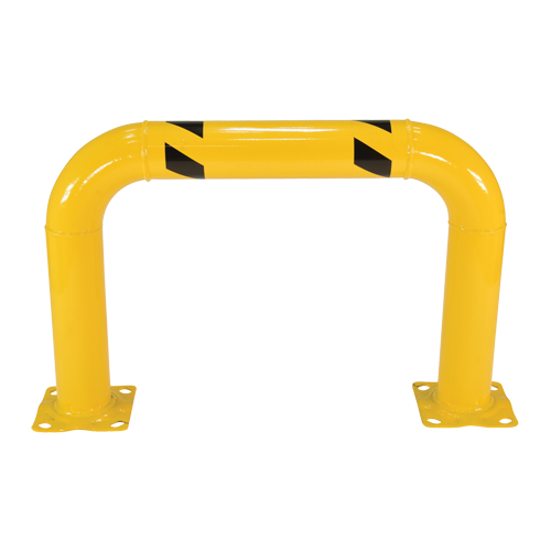 Garde-corps &agrave; profil &eacute;lev&eacute; pour machines, 3' la x 2' h, Jaune Nia-Chem Ltd.