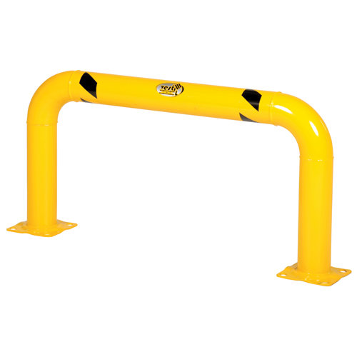 Garde-corps &agrave; profil &eacute;lev&eacute; pour machines, 4' la x 2' h, Jaune Nia-Chem Ltd.