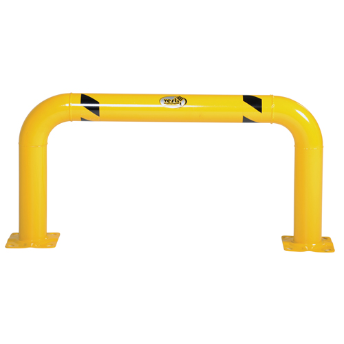 Garde-corps &agrave; profil &eacute;lev&eacute; pour machines, 4' la x 2' h, Jaune Nia-Chem Ltd.
