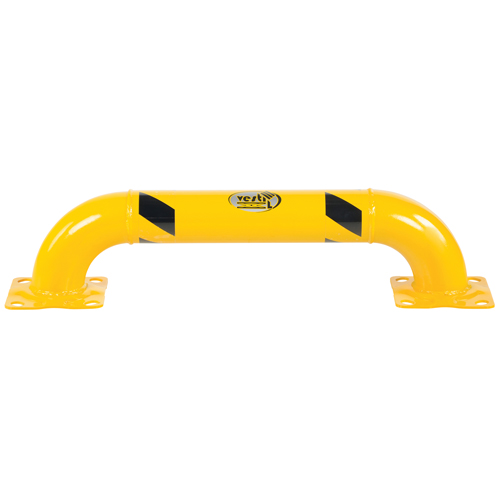 Garde-corps &agrave; profil bas pour rayonnages, 3' la x 0,75' h, Jaune Nia-Chem Ltd.