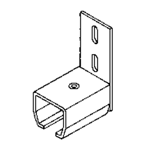 Curtain Partition Wall Mount End Connector Nia-Chem Ltd.