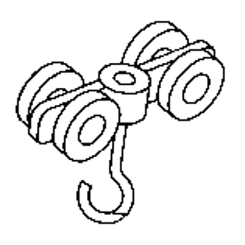 Curtain Partition Track Double Steel Roller Nia-Chem Ltd.