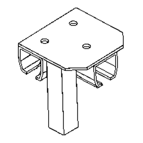 Support de montage au sol pour murs-rideaux Nia-Chem Ltd.