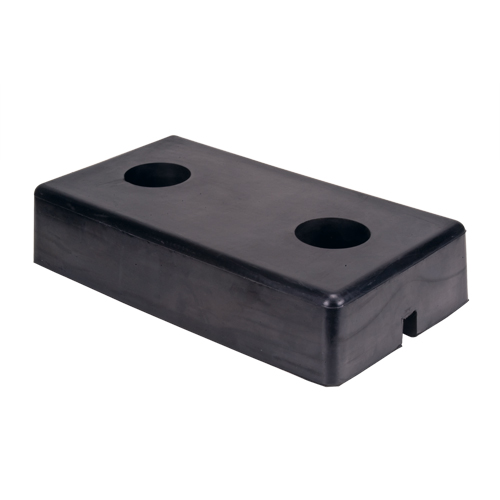 Molded Dock Bumpers, Rubber, 18" W x 4" D x 10" H Nia-Chem Ltd.