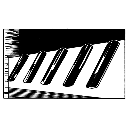 Extruded Rubber Dock Fenders, Rubber, 4-1/2" W x 12" L x 3-3/4" D Nia-Chem Ltd.