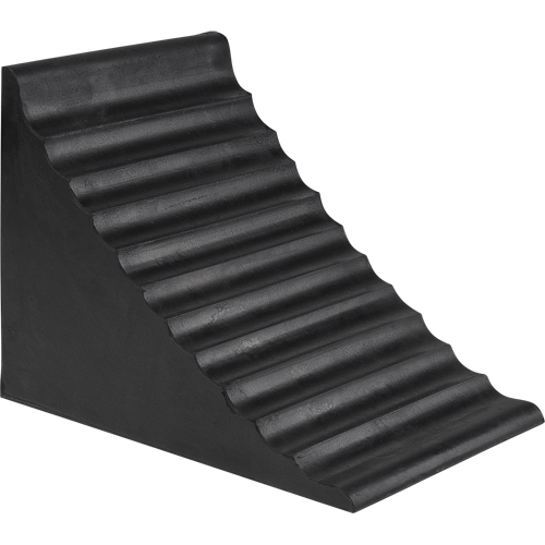 Wheel Chock, 9-7/8" x 7-1/8" x 7-1/2", Black Nia-Chem Ltd.