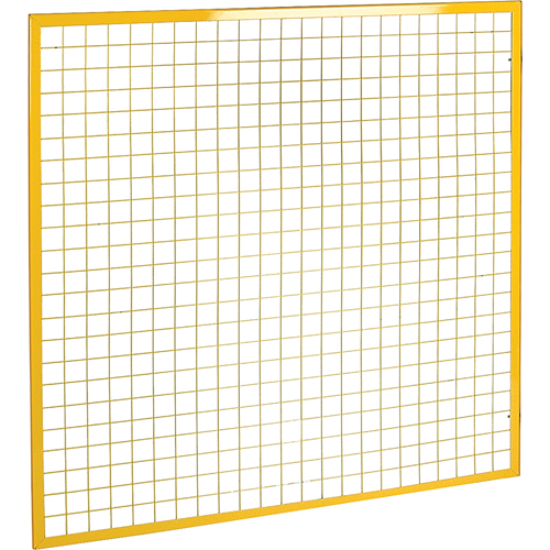 Wire Mesh Partition Components - Swing Doors, 4' W x 7' H Nia-Chem Ltd.