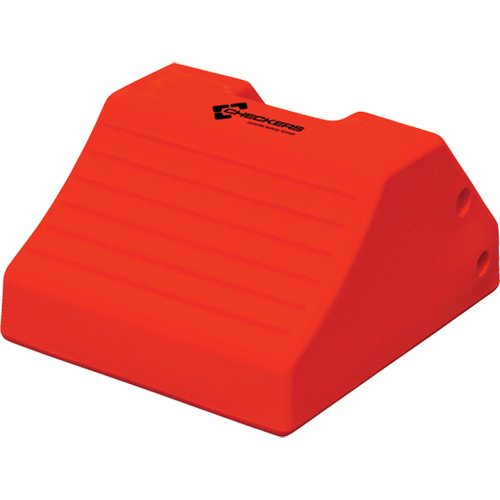 Heavy-Duty Wheel Chocks, Polyurethane, Safety Yellow, 15-1/2" W x 17-7/10" D x 10" H Nia-Chem Ltd.