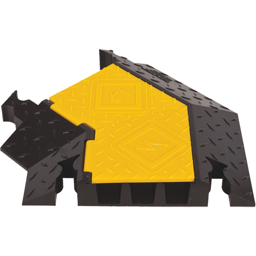 Yellow Jacket&reg; 3-Channel Heavy Duty Cable Protector - Left Turn Nia-Chem Ltd.