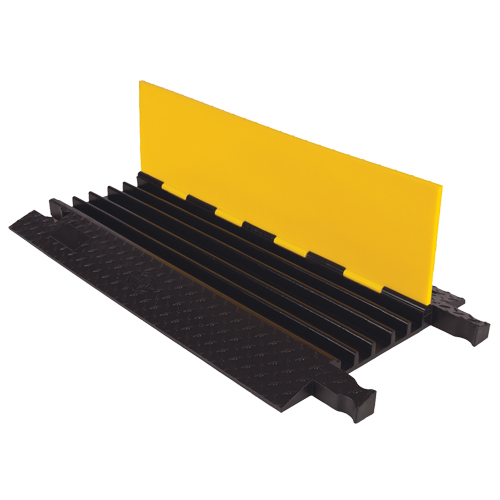 Protecteur de c&acirc;ble robuste Yellow Jacket, 5 canaux, 36" lo x 19,75" la x 1,875" h Nia-Chem Ltd.