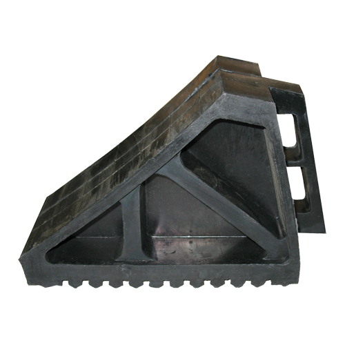 Wheel Chock, 10-5/8" x 7" x 4-1/2", Black Nia-Chem Ltd.