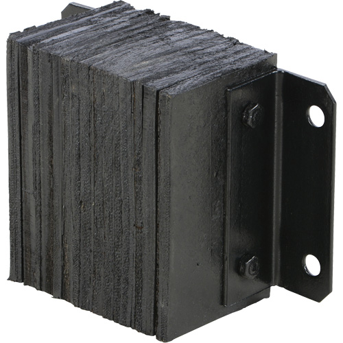 Butoir de quai lamell&eacute;, Horizontal, Caoutchouc, 12" la x 6" p x 10" h Nia-Chem Ltd.