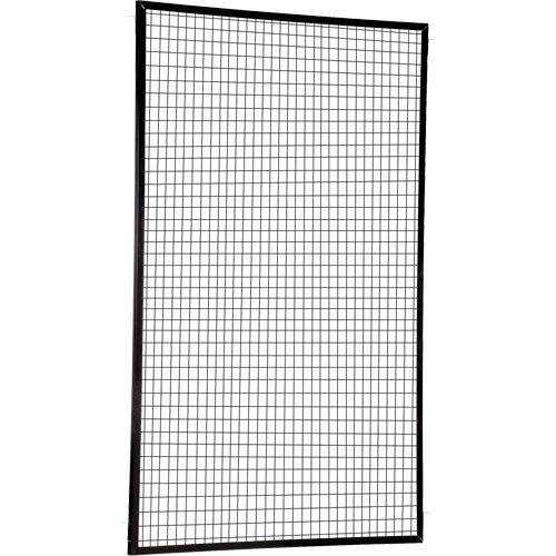 Panneau de protection p&eacute;rim&eacute;trique ajustable, 8' h x 5' la, Noir Nia-Chem Ltd.