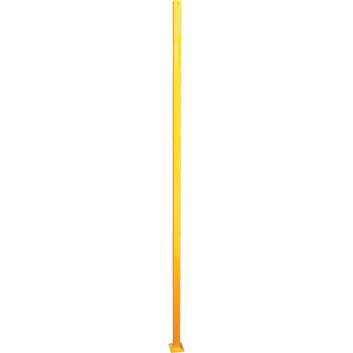 Poteau de protection p&eacute;rim&eacute;trique ajustable, 4" la x 96" h, Jaune Nia-Chem Ltd.