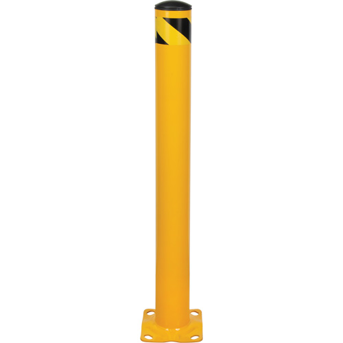 Bollard, Steel, 42" H x 4-1/2" W, Yellow Nia-Chem Ltd.