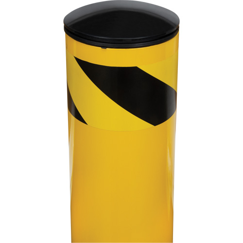 Safety Bollard, Steel, 42" H x 5-1/2" W, Yellow Nia-Chem Ltd.