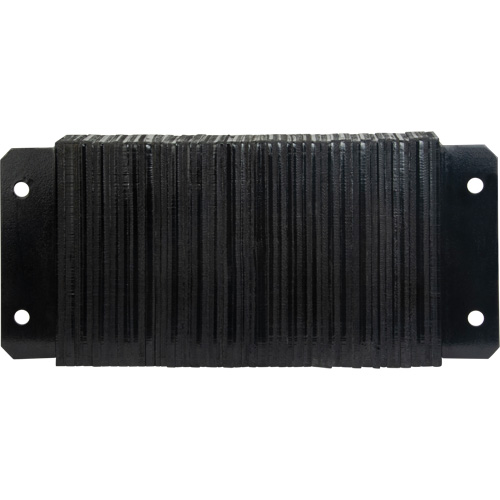 Laminated Dock Bumpers, Horizontal, Rubber, 24" W x 4" D x 12" H Nia-Chem Ltd.