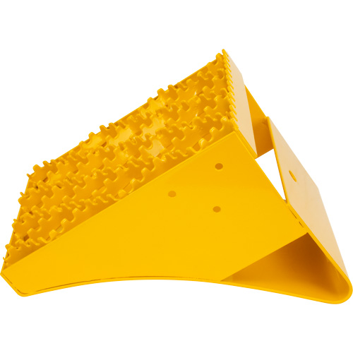 Cales-roue pour la glace, Acier, Jaune, 8-1/16" la x 10-5/8" p x 8-13/16" h Nia-Chem Ltd.