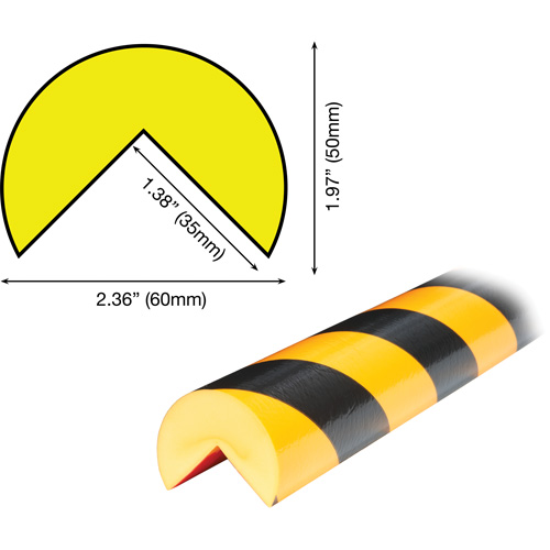 Butoir de protection de coin mod&egrave;le A Plus 1M Nia-Chem Ltd.