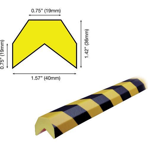 AA Profile 5M Corner Protection Bumper Guard Nia-Chem Ltd.