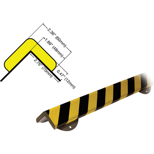 WPK-H+ Profile 1M Corner Protection Bumper Guard Wall Protection Kit Nia-Chem Ltd.