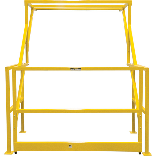 Mezzanine Safety Gate, 70" L x 77" H, 78" Raised, Yellow Nia-Chem Ltd.