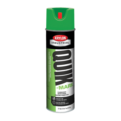 Peinture de marquage industrielle &agrave; base d'eau pour le travail en hauteur Quik-Mark, 17 oz, Canette a&eacute;rosol Nia-Chem Ltd.