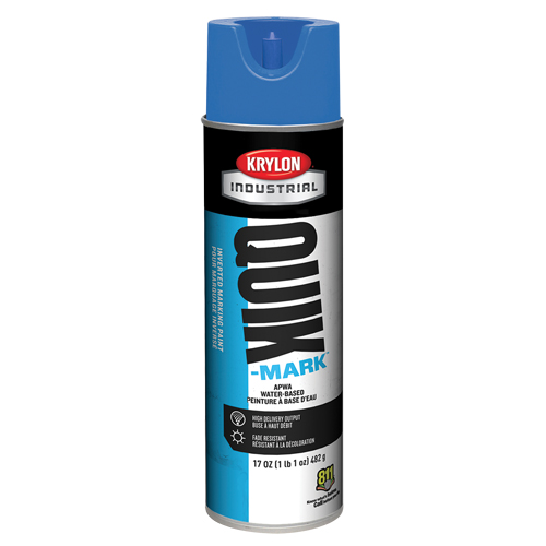 Peinture de marquage industrielle invers&eacute;e &agrave; base d'eau Quik-Mark, 17 oz, Canette a&eacute;rosol Nia-Chem Ltd.