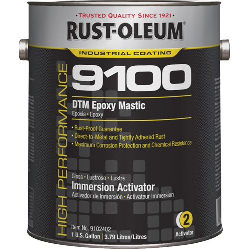Activateur standard pour mastic &eacute;poxy DTM du syst&egrave;me 9100, Gallon Nia-Chem Ltd.