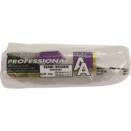 Professional AA Synthetic Paint Roller Cover, 19 mm (3/4") Nap, 240 mm (9-1/2") L Nia-Chem Ltd.