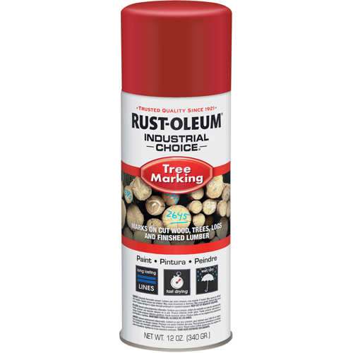 Peinture pour le marquage des arbres Industrial Choice T1600, Rouge, 16 oz Nia-Chem Ltd.